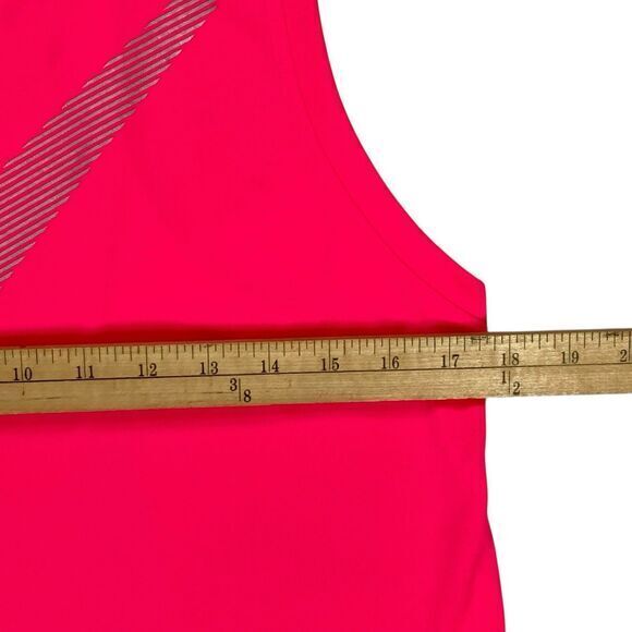 Nike City Core Dry Metallic Big Logo Tank M Pink Athletic Workout Gym Running - Picture 8 of 14